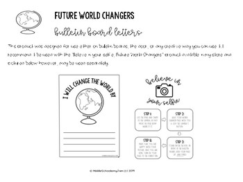 Preview of Future World Changers Bulletin Letters