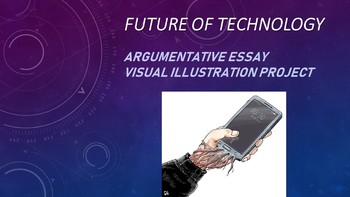 Preview of Future of Technology – Argumentative Essay Prompt & Visual Illustration Project