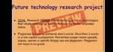 Future technology research project