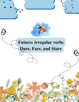 Preview of Futuro irregular verbs in Italian