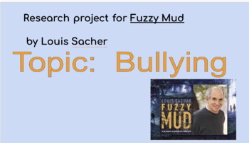 Preview of Fuzzy Mud project-Bullying