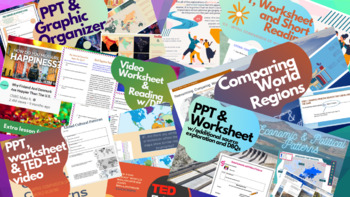 Preview of G.5 Comparing World Regions WHOLE UNIT Bundle Pre-AP World History and Geography