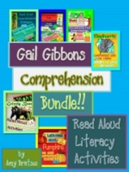 Preview of G. Gibbons Informational/Non-Fiction Text Comprehension Using Read Alouds Bundle