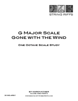 Preview of G Major Scale Gone with the Wind