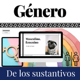 GÉNEROS Masculine and Feminine Genders Spanish Digital Les
