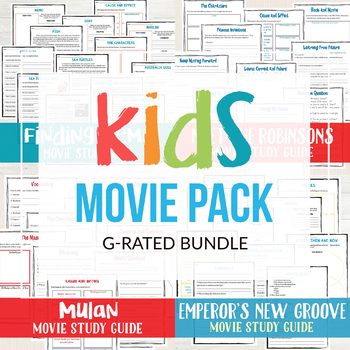 Preview of G Rated Kids Movie Bundle (pack of 4)