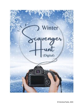 Preview of G&T Project: Winter (digital) Scavenger Hunt