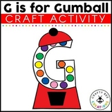 Letter G Craft Uppercase Letters of the Week Alphabet Acti