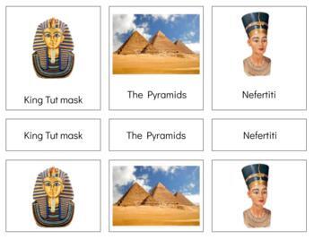 Preview of G018 (GOOGLE): AFRICA|EGYPT 3 part cards (goes w\ TOOB objects) (4pgs)