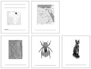 Preview of G049: AFRICA|EGYPT 3 part cards & book making set (goes w\ TOOB objects) (14pgs)