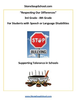 Preview of Grades 3-8: Respecting our Differences/ Tolerance for Speech/Language Challenged