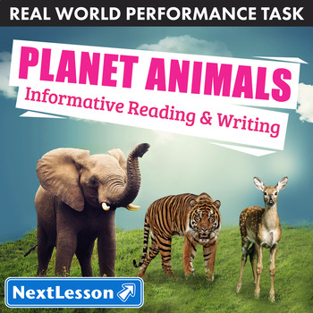 Preview of Bundle G5 Informative Reading & Writing - Planet Animals Performance Task