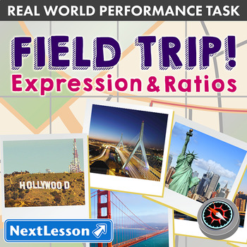 Preview of Bundle G6 Expressions & Ratios - Field Trip Performance Task