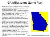 GA Milestones Game Plan