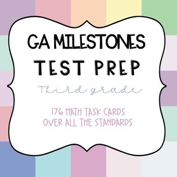 Preview of GA Milestones Math Test Prep