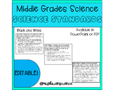 GA Science Standards of Excellence