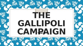 Preview of GALLIPOLI CAMPAIGN SUMMARY