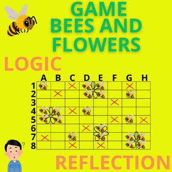 Preview of GAME FOR KIDS - BEES AND FLOWERS GAMES - LOGIC - OBSERVATION... #1