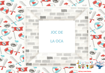 Preview of GAME OF THE GOOSE (board game board) KNIGHTS * JOC DE LA OCA - CAVALLERS