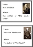 GAME: Who Am I? CHAIN CARDS & Key abolitionists,authors,ar