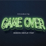 GAMEOVER FONT