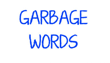 Preview of GARBAGE WORDS: VIVID VERBS