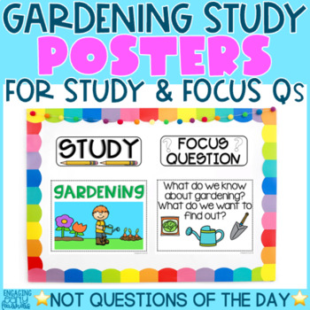 Preview of GARDENING STUDY POSTERS | Creative Curriculum Teaching Strategies GOLD