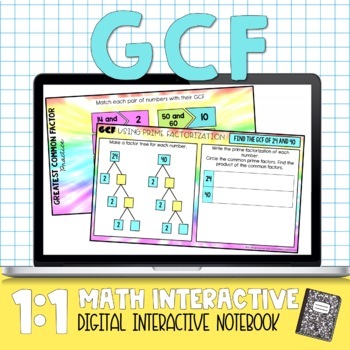 Preview of GCF Digital Interactive Notebook