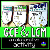 GCF, LCM and Prime Factors Math Pennant Activity