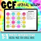 GCF Maze Digital Practice Activity