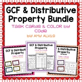 GCF and Distributive Property BUNDLE