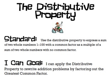 Preview of GCF and Distributive Property PowerPoint