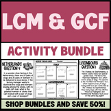 GCF and LCM Review & Practice Bundle | 5 Low Prep Engaging