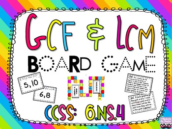 Preview of GCF and LCM Board Game