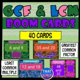 GCF and LCM Boom Cards