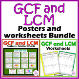 GCF and LCM Bulletin Board Display Posters Printable by I Design My Dreams