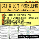GCF and LCM Word Problems