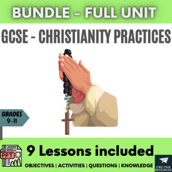 Preview of Christianity Practices Religious education Bundle
