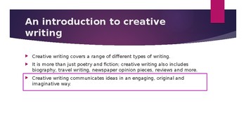 is creative writing language or literature gcse