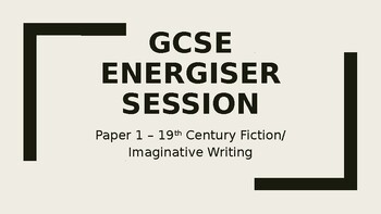 creative writing activities gcse