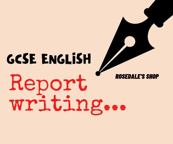 Preview of GCSE English Report Writing Sample Answers from TOP Students | Secondary School