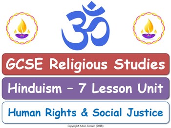 Preview of GCSE Hinduism - Religion, Human Rights & Social Justice (7 Lessons)