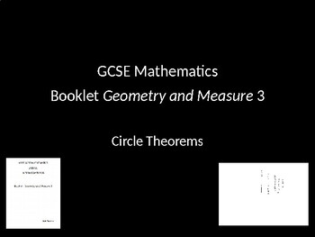 Preview of GCSE Mathematics  (Grade 9-10) - Geometry 3 (Circle Theorems)