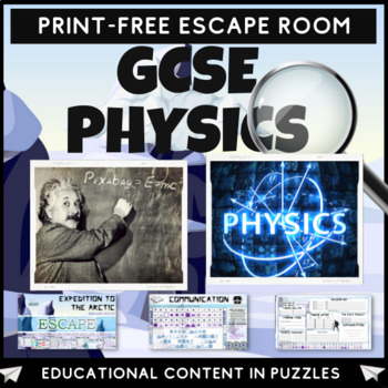 Preview of High school Physics Quiz Escape Room