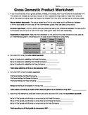 GDP Classification & Calculation Worksheet