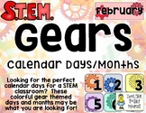 GEARS - Calendar Days and Months - STEM Theme