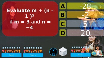 Preview of GED EXAM2024 WITH TIMER -DICE GAME