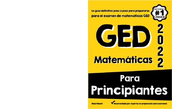 Preview of GED MATH PARA PRINCIPIANTES (GED Matemática) (Spanish Edition)