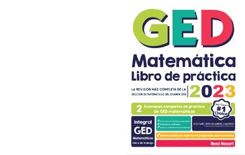 Preview of GED Matemática Libro de práctica: Revisión Más Completa para la Sección de Matem