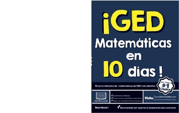 Preview of GED Math In 10 Days Spanish Edition